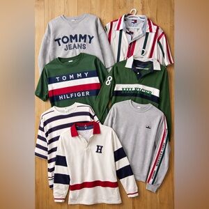 Lot (7) bundle Tommy Hilfiger large